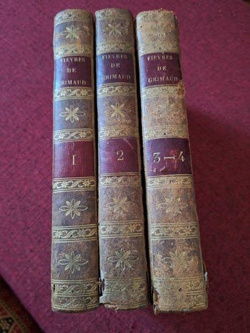 M. de Grimaud - Cours complet de fièvres - 1790-1791, Antiek en Kunst