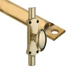 Kruk-espagnolet Ei messing antiek inclusief 1 stang