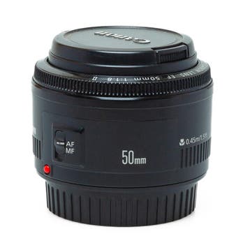 Canon EF 50mm f/1.8 II met garantie, Ophalen of Verzenden, Gebruikt