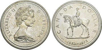 Dollar 1973 Canada Elisabeth Ii 1952-2022, Timbres & Monnaies, Monnaies | Amérique, Verzenden