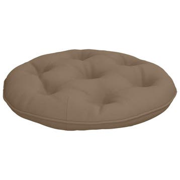 vidaXL Hangstoel Kussen VIANEN 100% Polyester Taupe Ø 60 x, Huis en Inrichting, Verzenden, Nieuw