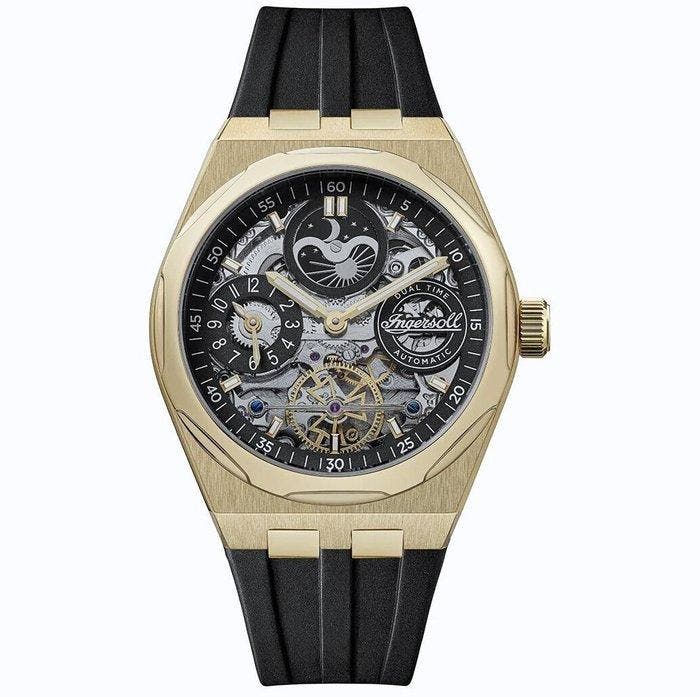 Ingersoll - Automatic - Moon / Sun - BROADWAY - Open Heart -, Handtassen en Accessoires, Horloges | Heren