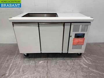 Polar CT393 RVS Koelwerkbank 2 deuren 136 cm 230V Horeca, Ophalen of Verzenden, Nieuw in verpakking