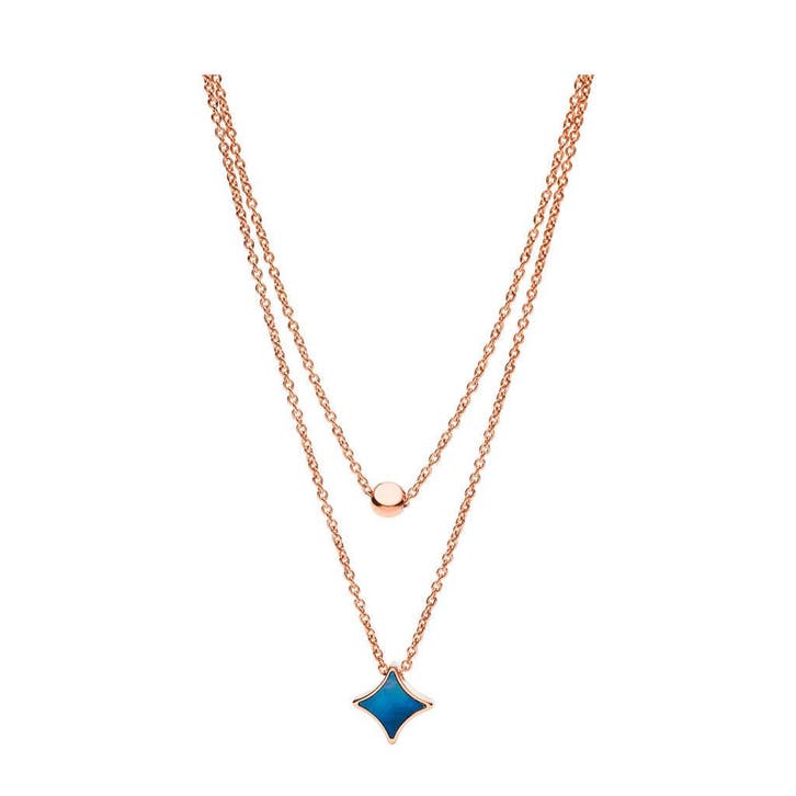 Fossil Classics Dames Collier JF03196791 (Mooi & Gezond), Handtassen en Accessoires, Uiterlijk | Parfum, Nieuw, Verzenden