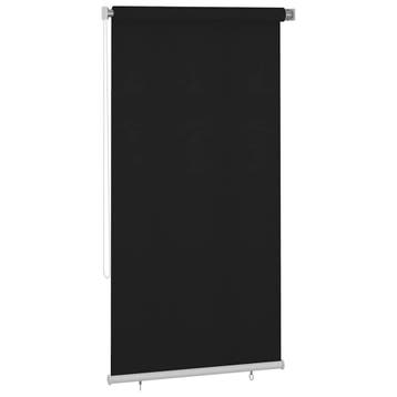 vidaXL Rolgordijn voor buiten 125(B)x230(H) cm zwart, Huis en Inrichting, Verzenden, Nieuw