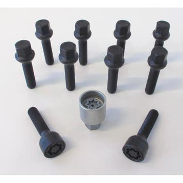 H&R Wielboutenset bolkonisch R12 M12x1.50 - Lengte 50mm - Zw, Verzenden
