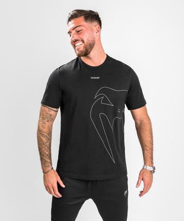 Venum Giant Connect T-shirt Zwart - Vechtsport Kleding, Verzenden, Zwart, Vechtsport, Nieuw