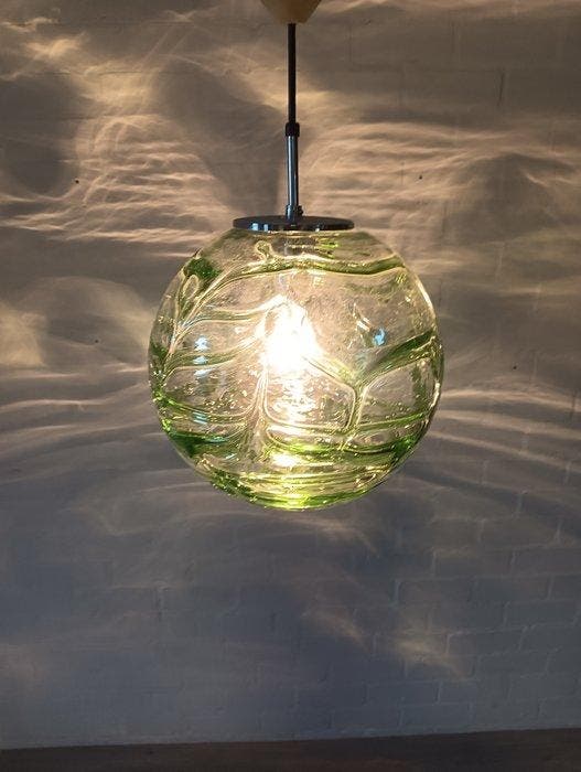 Limburg Glashütte - Lamp - Glas, Antiquités & Art, Antiquités | Meubles | Chaises & Canapés