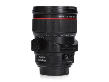 Canon TS-E 24mm f/3.5 L II - Tilt-shift - 1 jaar garantie, Ophalen of Verzenden, Zo goed als nieuw