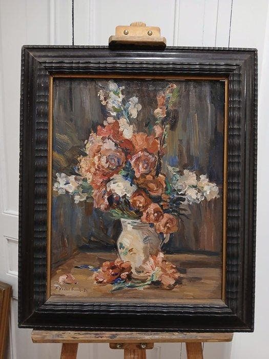 École Impresioniste (XX) - Fleurs, Antiquités & Art, Art | Peinture | Classique