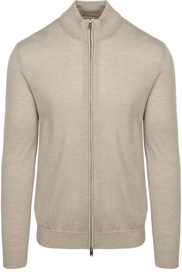 Profuomo Vest Merinowol Beige maat Maat 52/54 (L) Heren, Maat 52/54 (L), Verzenden, Beige, Nieuw