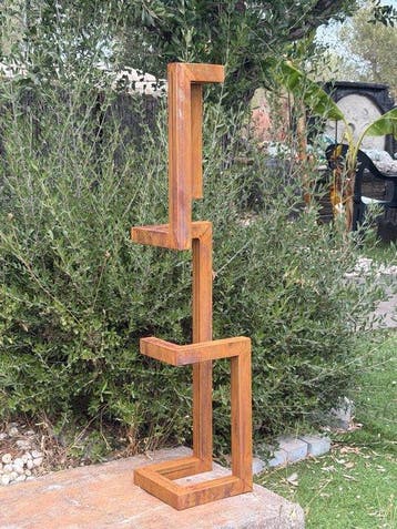 Ana Lucia B.M - Sculpture Corten - XL - No Reserve