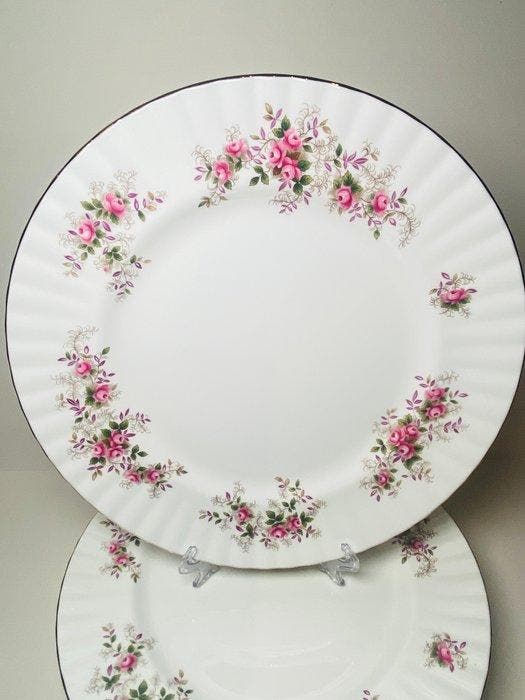 Royal Albert - Eetservies (6) - Lavender Rose - Porselein, Antiquités & Art, Antiquités | Meubles | Tables