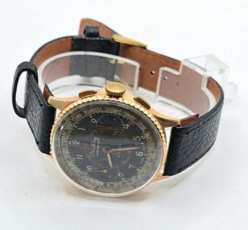 Breitling - 18K Gold Chronograph mit Pinkskala - Chronomat -