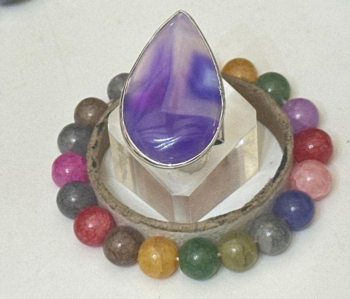 Multicolorige agaat en meervoudige stenen uit Brazilië,, Verzamelen, Mineralen en Fossielen