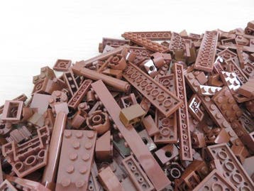 Lego Stenen - 1000 Stuks Lego Stenen ( Reddish Brown Kleur ), Kinderen en Baby's, Speelgoed | Duplo en Lego, Nieuw