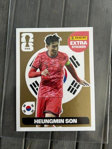 Panini World Cup Stickers Heungmin Son Extra sticker - 1, Nieuw