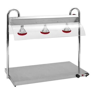 Warmhoudplaat + Infraroodlampen | 3x 1/1 GN | 30°C/90°C |, Verzenden, Nieuw in verpakking