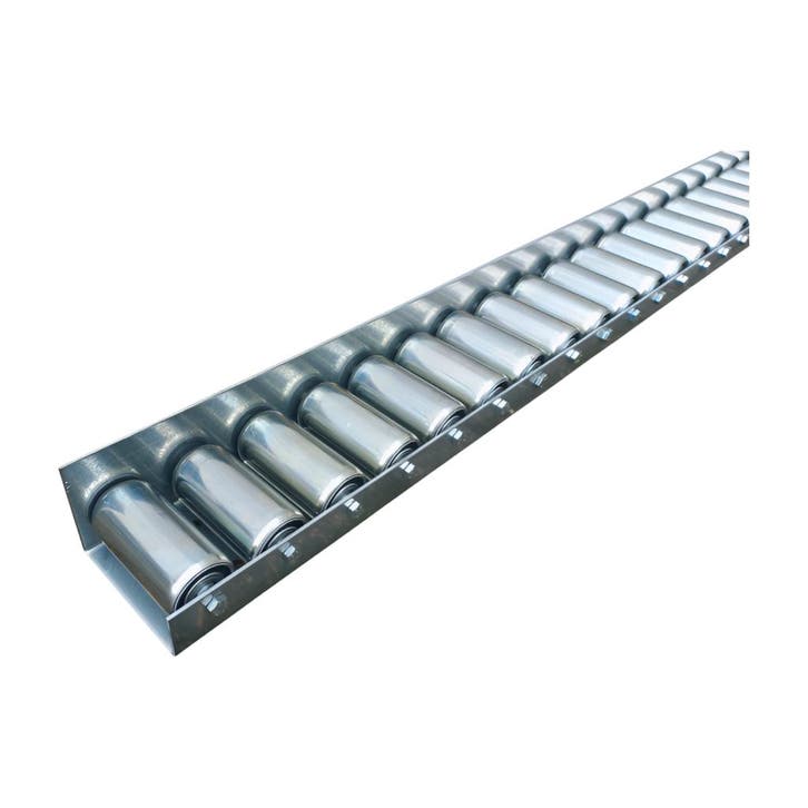 Pallet rollerbaan rail staal met zijgeleiding 150kg nieuw, Articles professionnels, Machines & Construction | Chariots élévateurs & Transport interne