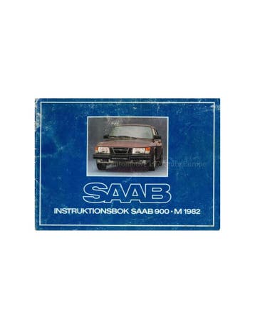 1982 SAAB 900 INSTRUCTIEBOEKJE ZWEEDS