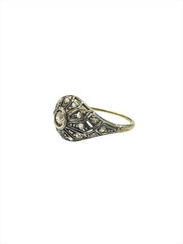 Bague - 18 carats Or jaune Diamant (Naturelle) - Diamant, Nieuw