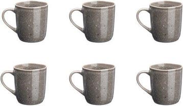 2dekans | Mok STELLAR 40cl - 6 stuks - Betongrijs, Huis en Inrichting, Keuken | Servies, Ophalen of Verzenden, Nieuw