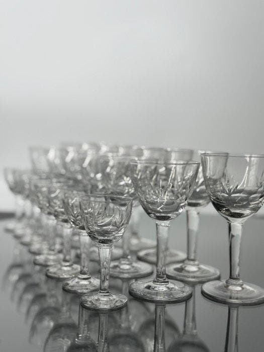 Drinkset (21) - Kristal - Service aan Porto, Antiek en Kunst, Antiek | Meubels | Tafels