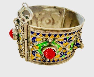Berber armband - Zilver - Marokko - 20e eeuw