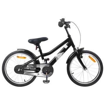 vidaXL Kinderfiets 18 Inch voor 5-7 jaar oud Zwart, Verzenden, Nieuw