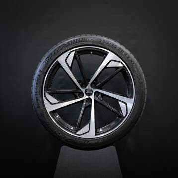 Audi Q7 SQ7 22 Inch Velgen Zomerbanden Origineel 285/35/22, Auto-onderdelen, Gebruikt, 285 mm, Banden en Velgen, Overige maten