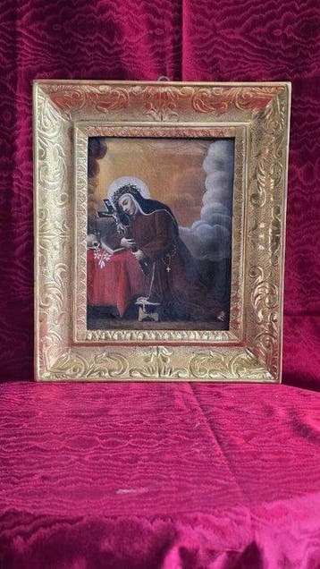 Scuola italiana (XVIII-XIX) - Santa in estasi Santa Maria