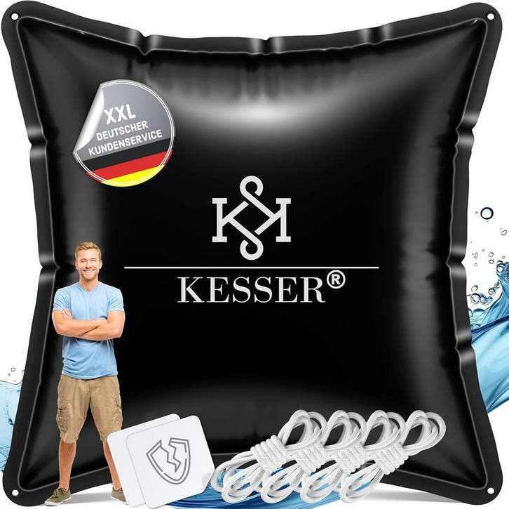 Zwembad kussen - Luchtkussen zwembad - 120x120 cm - Zwart -, Tuin en Terras, Zwembad-toebehoren, Nieuw, Verzenden