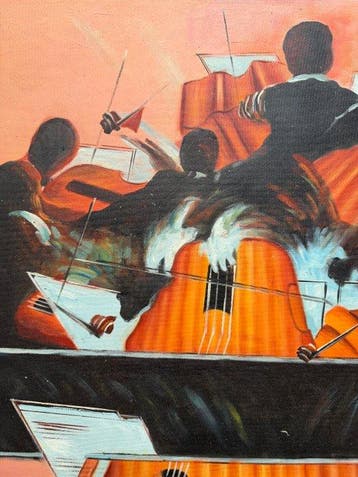 Alexander Dupont ( XX ) - Symphonie en orange, Antiek en Kunst