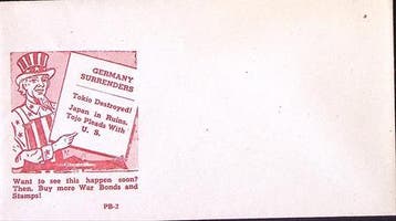 Amerikaanse envelop WWII (lijst optie), Verzenden