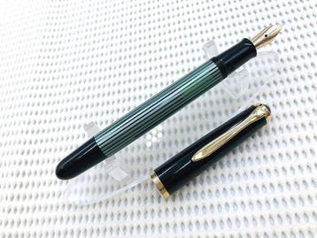 Pelikan - 400NN Merz & Krell Green Stripe Celluloid 14C 585, Nieuw