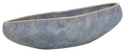 Stoneware Bloempot Blauwgrijs 38x10x12 cm, Maison & Meubles, Accessoires pour la Maison | Plantes & Fleurs artificielles