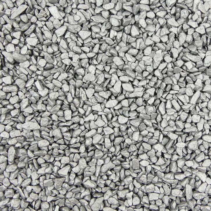 Gekleurde Steentjes 4-6mm - Granulaat - ZILVER - Bodembed..., Jardin & Terrasse, Plantes | Jardin, Enlèvement ou Envoi