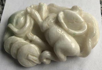 Jade - China - Qing Dynastie (1644-1911), Antiek en Kunst