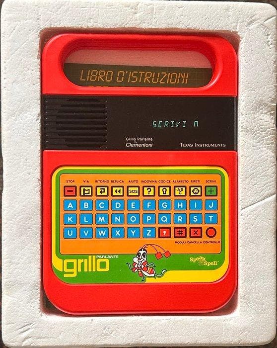 Texas Instruments / Clementoni - Speelgoed Il Grillo, Games en Spelcomputers, Spelcomputers | Overige Accessoires