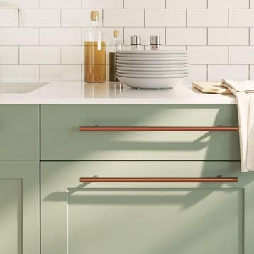 vidaXL Handvatten 10 st 320 mm roestvrij staal bronskleurig, Doe-het-zelf en Bouw, Verzenden, Nieuw