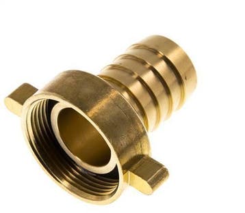 G 1 1/2 x 32mm Messing Slangpilaar met NBR Afdichting en, Verzenden, Nieuw