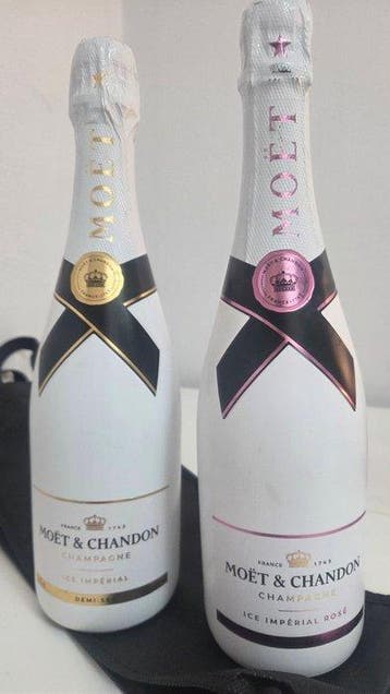 Moët & Chandon, Ice Impérial - Champagne - 2 Bouteilles, Verzamelen, Nieuw