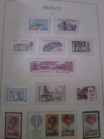 Frankrijk 1983/1995 - Verzameling postzegels Frankrijk MNH, Gestempeld