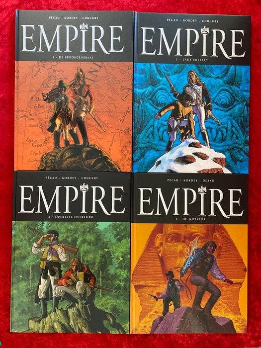 Empire 1 t/m 4 - Complete reeks HC in Box - 4 Album -, Boeken, Stripverhalen