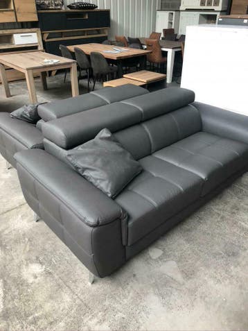 Fabien, 2 + 3 zit, antraciet (nieuw, A-keuze), Nieuw, Overige materialen