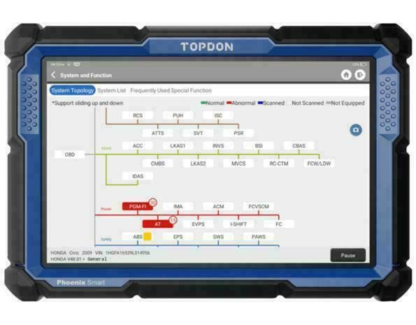 Topdon Phoenix Smart professioneel diagnose tablet j2534, Auto diversen, Autogereedschap, Nieuw, Verzenden