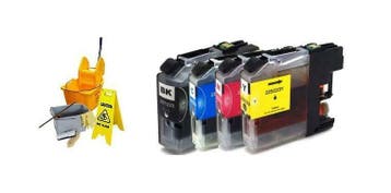 Brother LC-223 serie reinigingscartridges SET inktmedia huis, Verzenden, Nieuw