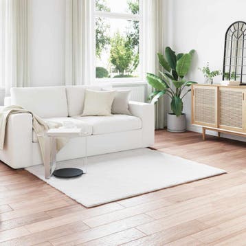 vidaXL Antislip vloerkleed van imitatie konijnenbont OLITE, Verzenden, Nieuw
