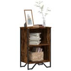 vidaXL Boekenkast 50x31x74,5 cm bewerkt hout gerookt, Verzenden
