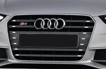 Grill geschikt voor Audi S4 (B8) platinumgrau, incl. S4-Logo, Verzenden, Nieuw, Audi
